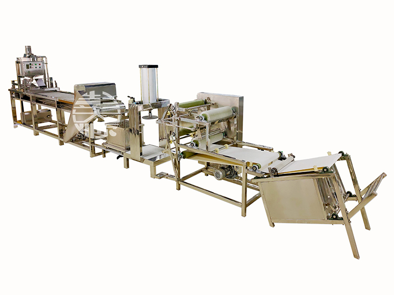 全自動豆腐皮機(jī)，非常節(jié)省勞動力