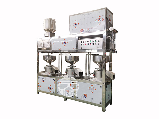 做豆腐的機器生產(chǎn)豆腐視頻