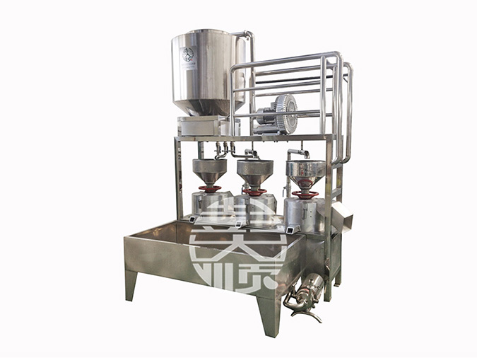 豆腐機器做豆腐，不僅速度快，效率也特別高